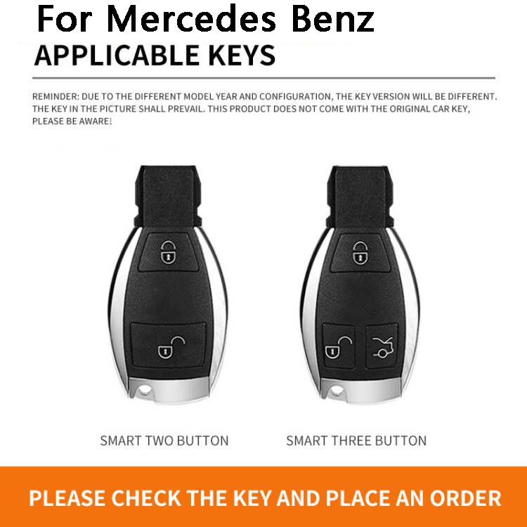 C200 E300 Hot 2026 Car Key Case Cover Shell Fob Accessories For Mercedes Benz W204 W463 W176 W251 W205 A200 A260 A C R G Class G