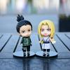 6Pcs Naruto Cartoon Anime Figures Q Version Haruno Sakura Gaara Tsunade Figure Toy Doll Room Decoration Gift