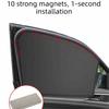 2/4Pcs Blackout Car Window Covers Magnetic Car Privacy Curtains Car Window Sun Shade  Baby Care