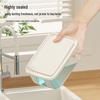 Microwaveable Food Storage & Preservation Container: Freezer, Refrigerator, and Fruit Organizer Box