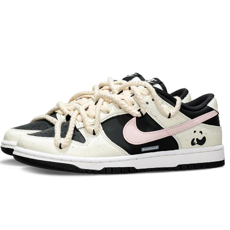 Nike Dunk Panda, Peach Oolong Low top Skateboard Shoes Men's White Peach DD1391-100(Team62-)