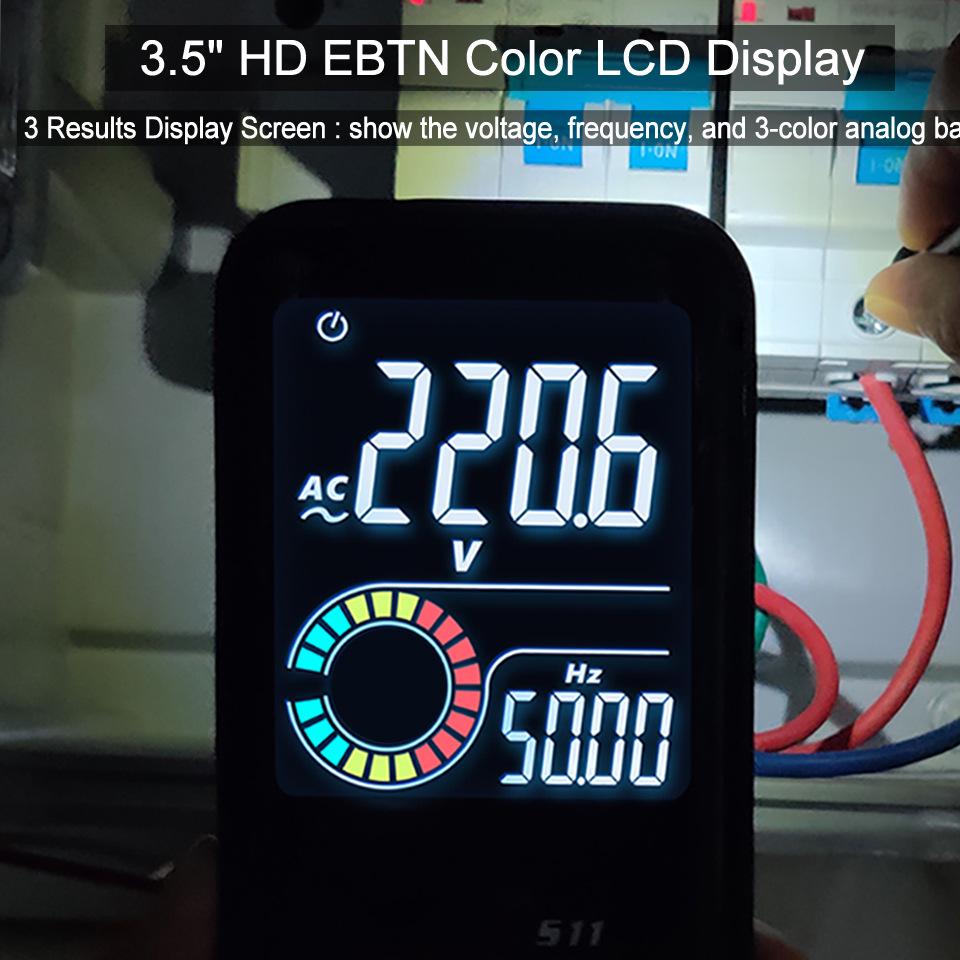 BSIDE S20 Smart Multimeter with Large Color Screen - Measures Electromagnetic Radiation & Multi-function Tester