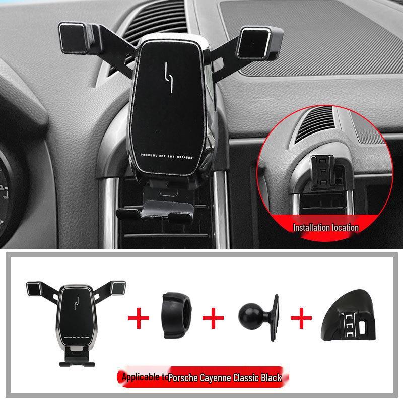 Wireless Charging Phone Holder for 10-15 Cayenne