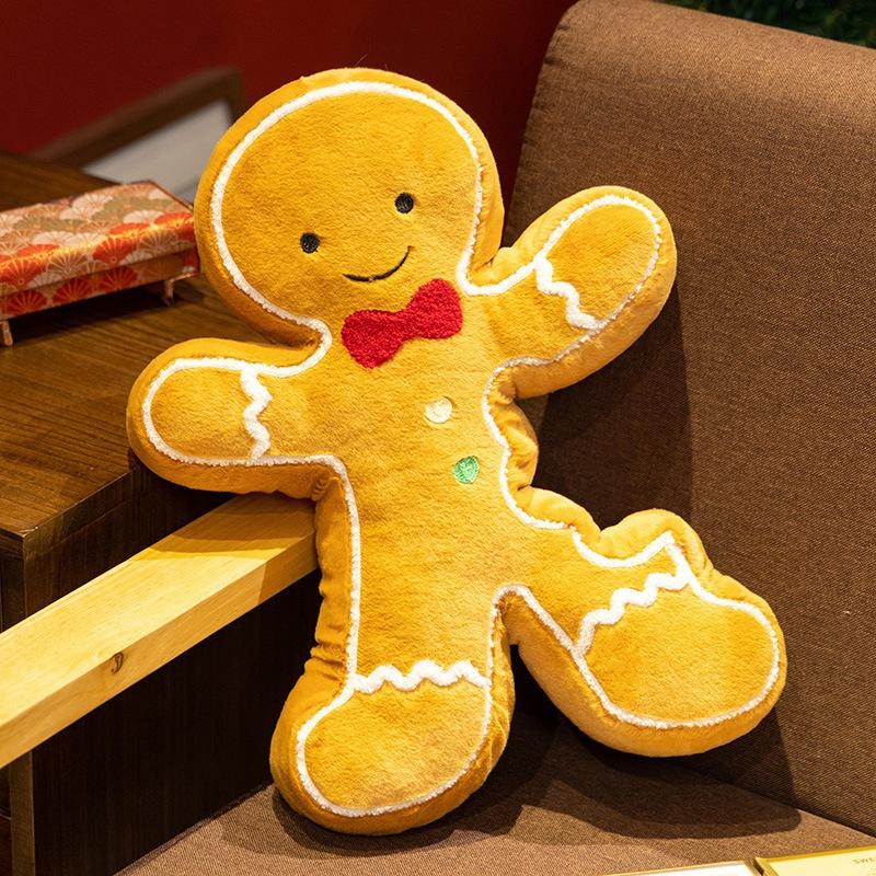 Christmas tree new fun gingerbread house gingerbread man doll plush gift doll decoration ornament activity