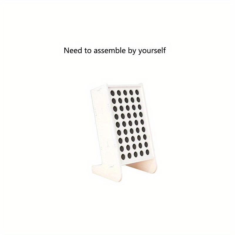 45/81hole 1pc Large Capacity Marker Pen Oblique Plug Good Quality Storage Rack,multi-function Storage Color Pen Awesome Base Rack.