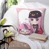 Vshojo Ironmouse Anime Cute Vtuber Square Pillowcase Cushion Cover Pillow Case Throw Pillow Cover for Home Bedroom Car