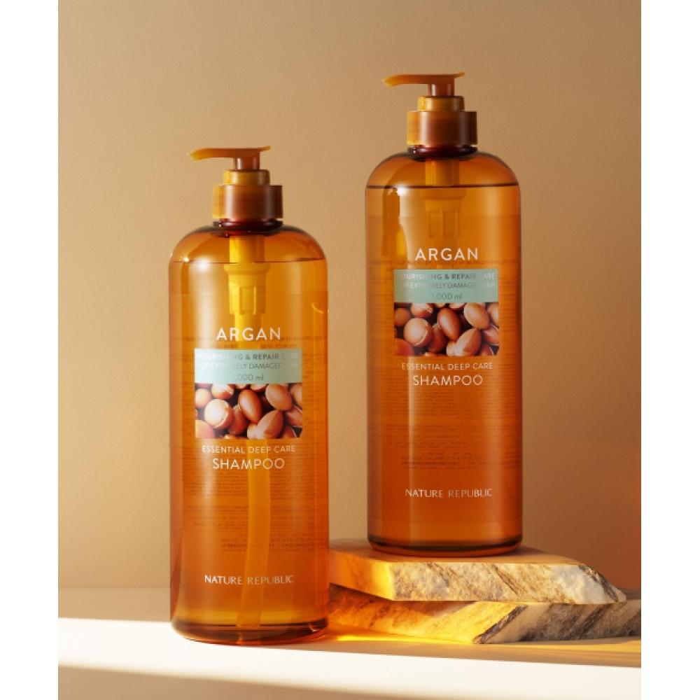 Nature Republic Argan Essential Deep Care Shampoo 1000ml Single optionNF0016