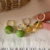 [Xia Guo Whispers] Sweet Summer Fresh Fruit Personality Niche Design Ear Buckle Earrings