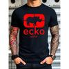 European Size Men'S T-Shirt Ecko Rhino Logo Print American Street Trendy Style Trendsetter Essential Daily Casual Breathable Top