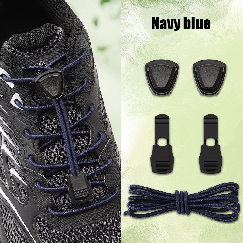 1 Pair Stopper for Elastic Rope Fastener for Kids Adult Triangle Plastic Cord Lock No Tie Shoelaces Buckle Lazy Sneaker Laces
