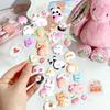 1 Sheet Puffy Bunny 3D Bubble Stickers Squishy Animal Reward Embellishments for DIY Crafts & Phone Cases Anime Worlds Store