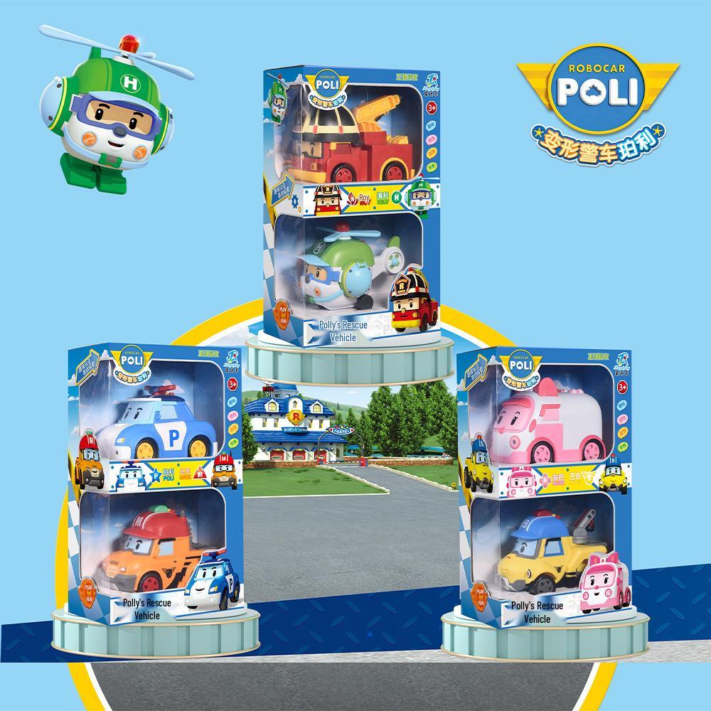 

Полли Полицейская машина: Развивающая мультяшная спасательная игрушка для детей