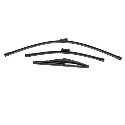 3PCS Front Windshield Wiper Blades Set ABS Rubber Quiet Windscreen Glass Wiper for Tipo Type 356 2015+