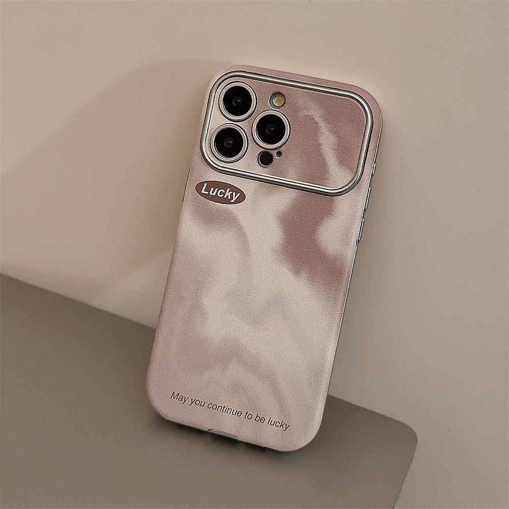 Smudge Gradient Water Ripple Is Suitable for Iphone16 Apple 15 Mobile Phone Case 17promax Leather 11 Advanced Sense