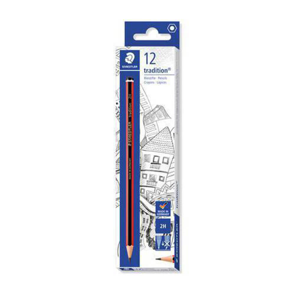 Staedtler Tradition Lead Pencils (12/box) (2H)