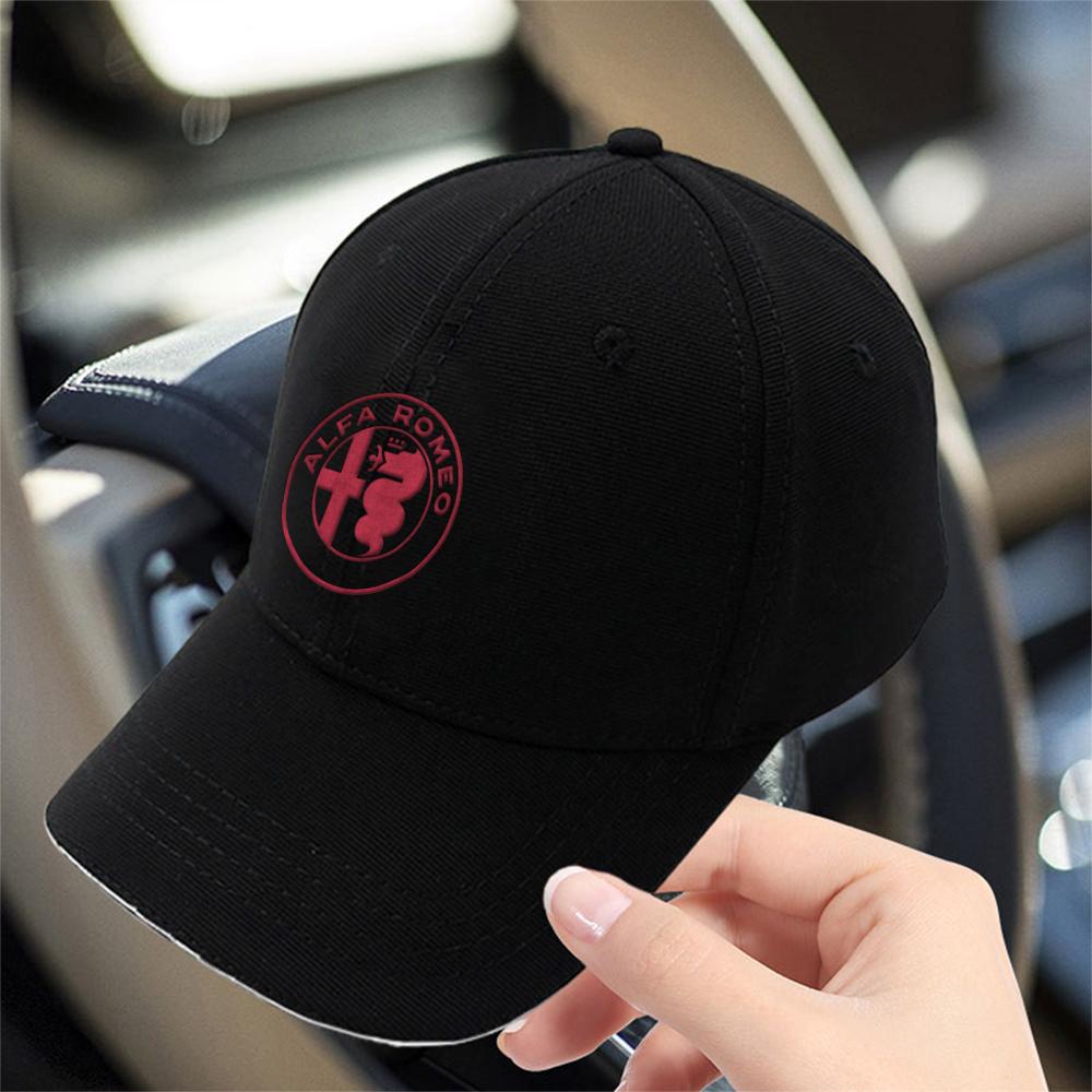 Car Stickers For Alfa Romeo Car Logo Duck Bill Baseball Cap Unisex Sports Hat Exterior Accessories for Alfa Romeo 159 156 Mito G