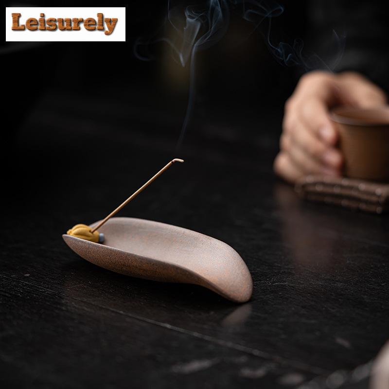 Handgehaltener Blütenblatt-Tee-Löffel aus altem Felsen-Schlamm, Antike Chahe-Schaufel, Haushalts-Erweckungs-Teelöffel, Kung Fu-Tee für Tee-Ornamente