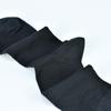 Men's Black Cotton Dress Crew Socks