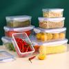 Heat-Resistant Rectangular Fresh-Keeping Lunch Box - Microwave Safe Food and Fruit Storage.