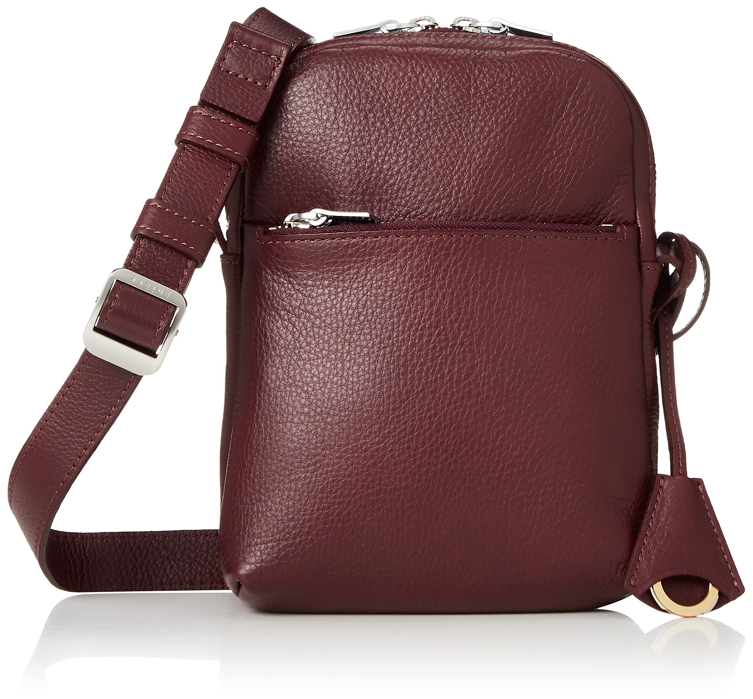 

Aniary Shoulder Shrink Bordeaux Bag, Leather,