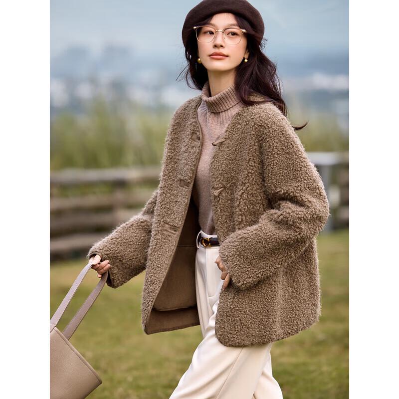 Mohan Yimei New Chinese Style Faux Fur Winter Coat