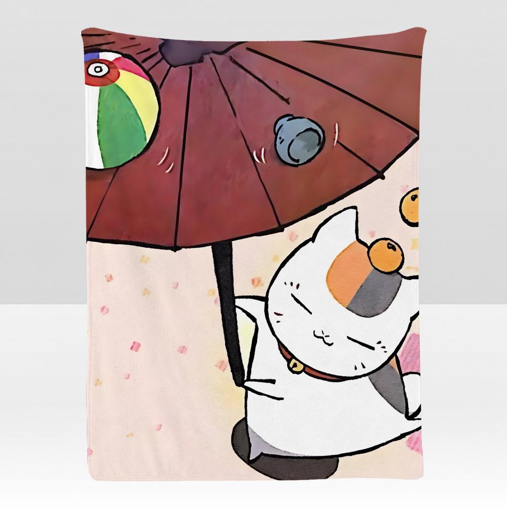 anime NBook Friends NNatsume Throw Soft Flannel Blanket for Bed Bedroom Sofa Picnic Throw Skinfriendly Breathable Gift Cover