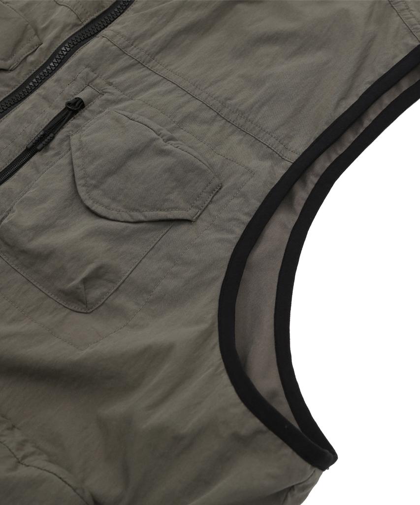 Haveoffduty Mill Multi-Pocket Vest (Stone Khaki)