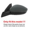 For Peugeot 208 2008 2019-2025 Car Replacement Rearview Side Mirror Cover Wing Cap Exterior Case Trim Accessories Vehicle Decor