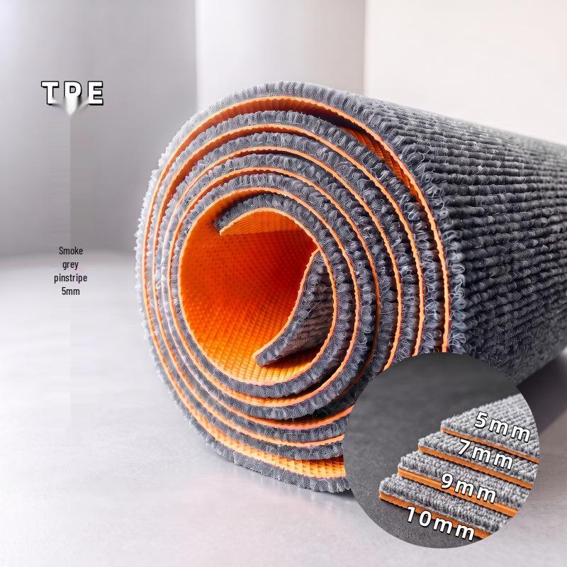 Smoke Gray Ash Exhibition Carpet - Disposable, Thickened, Wear-Resistant, and Plain