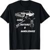 Camiseta Clásica de Montar Coches Guitarras Motocicletas