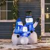 Inflatable Snowmen 120cm Outdoor Waterproof Christmas Decoration