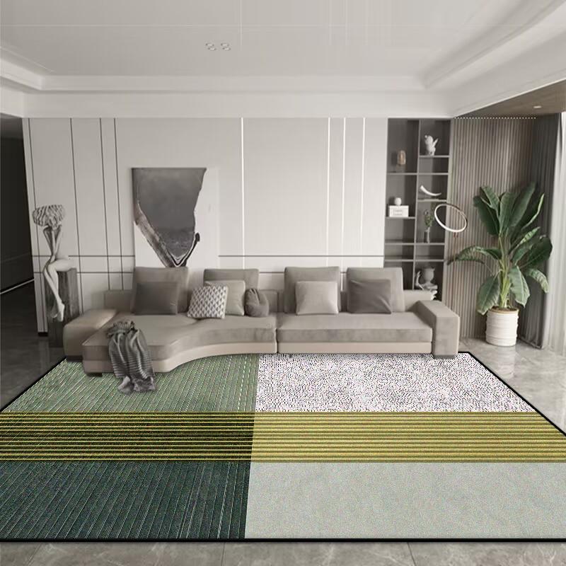 Nordic Green Carpet Living Room Decoration Bedroom Large Area Lounge Rug Home Coffee Tables Floor Mats 200x300 Room Decor Modern