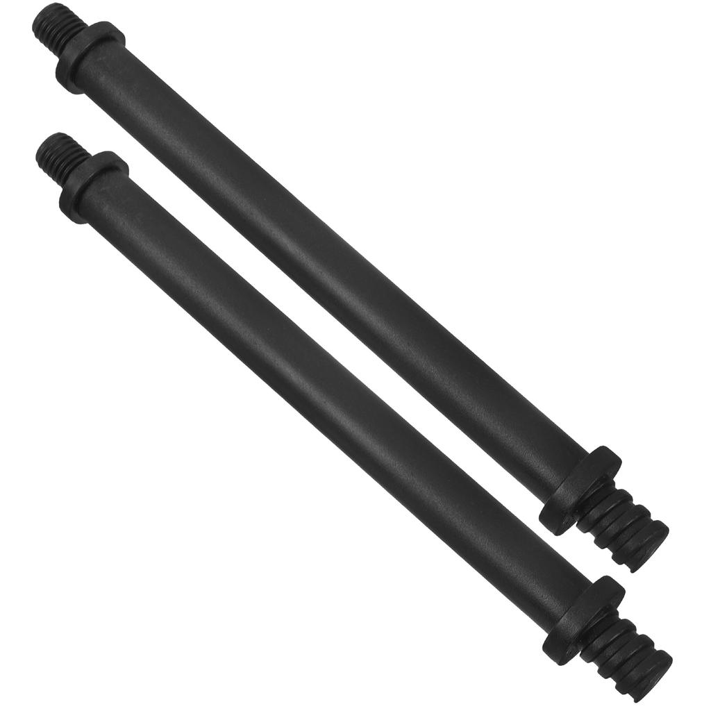2 Pcs Pole Toilet Brush Plastic Rod Brushes Cleaning Handle Replacement Connector