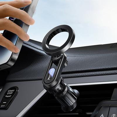 Magnetický držák na telefon do auta 720° otočný skládací držák na telefon Výstup vzduchu Držák na telefon Hodí se k pouzdrům iPhone MagSafe