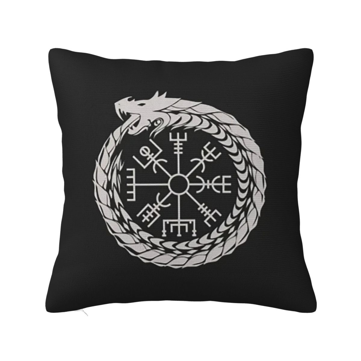 Викинг Один Валькнут Руны Квадратная Наволочка Чехол для Подушки Наволочка Декоративная Наволочка для Дома Спальни Автомобиля 12x12Inch