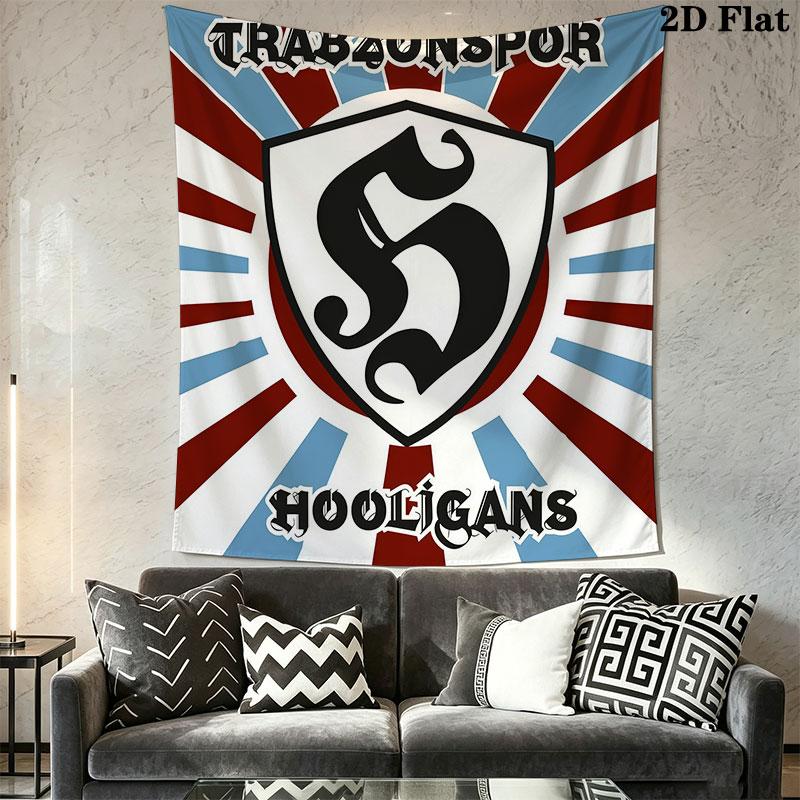 Trabzonspor club Wall Hanging Printed Fabric Blanket Decorative Tapestries for Bedroom Living Room Home Decor