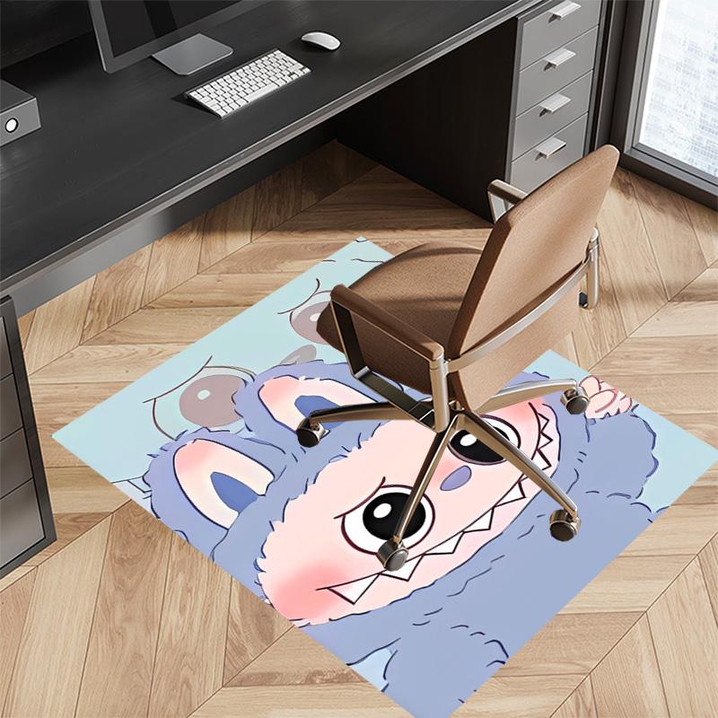 labubu Printed Absorbent Washable Carpet, Non-Slip Bathroom Mats, Kitchen Rugs, Yoga Mat,Living Room Entrance, Camping Picnic Rugs