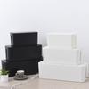 Wire Storage Box with Wooden Lid - Socket & Cable Organizer
