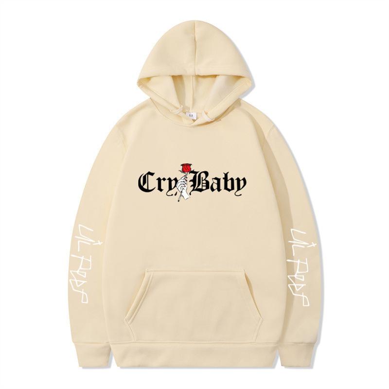 New product, American rap singer lil peep shirt men's and women's fleece hooded sweater