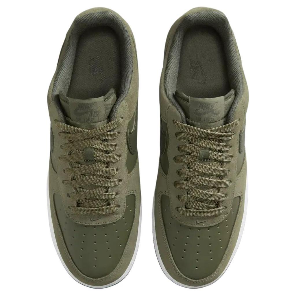 Nike Air Force 1 07 LV8 Medium Olive Cargo Khaki Men Sneakers Green White IB6388-200