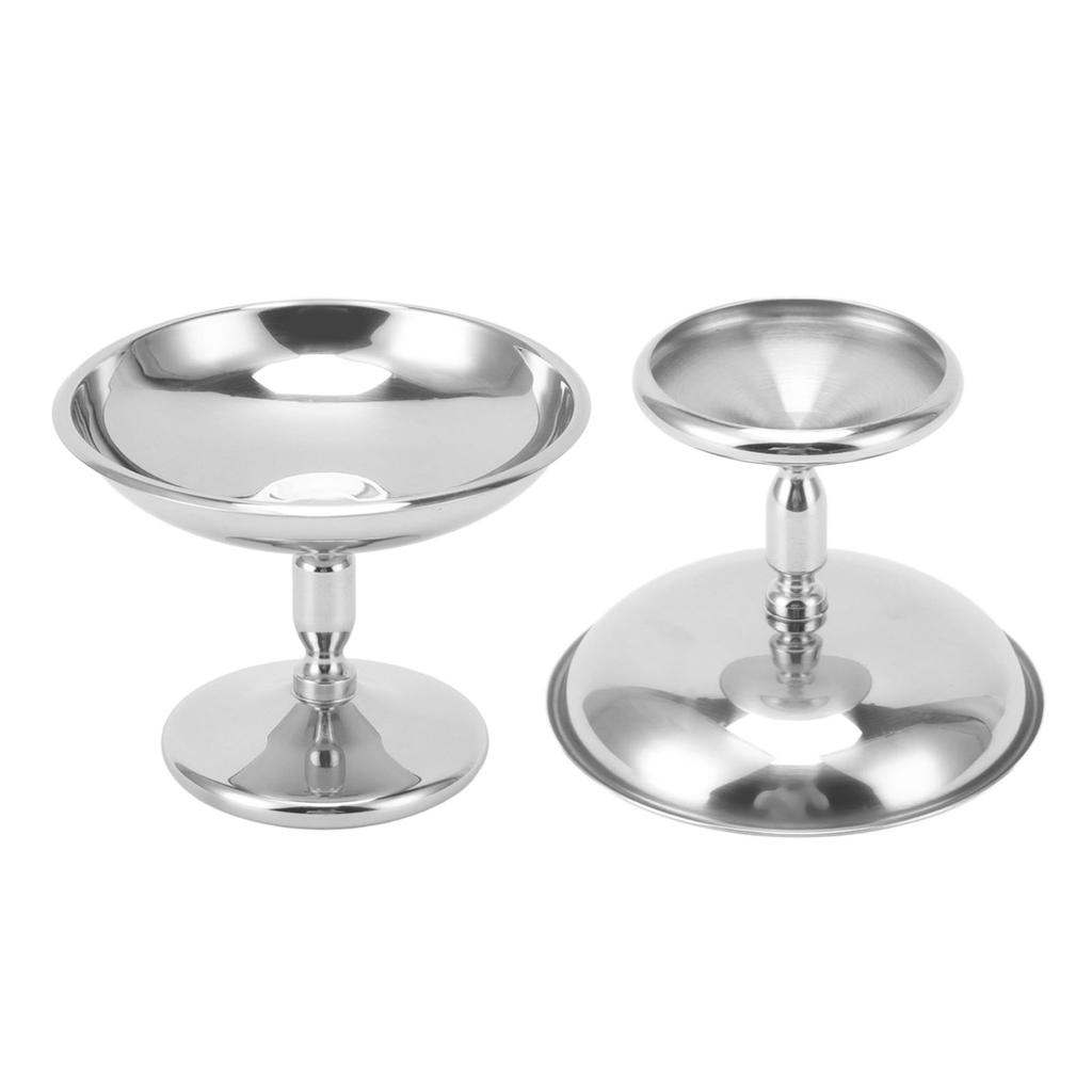 304 Stainless Steel Dessert Cup Vintage Durable Pudding Milk Jelly Ice Cream Cup Bowl for Cafe