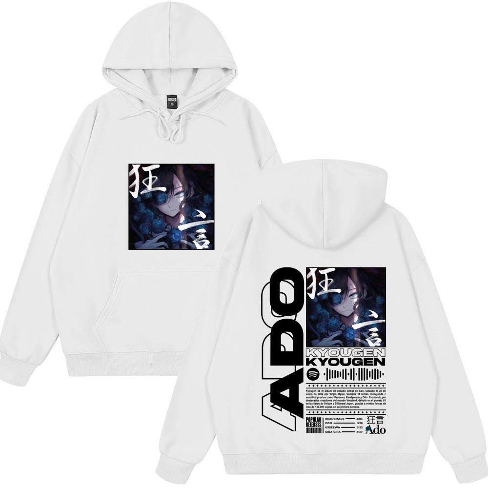 Ado World Tour 2025 Hibana Kyougen Wear Men Women Clothing Fashion Cotton Casual Hoody Oversized High Quality Tops Casual Hoodie
