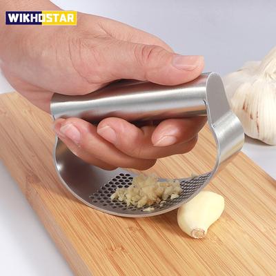 Spremiaglio manuale in acciaio inossidabile, tritatutto curvo, tritatutto multifunzione per cucinare verdure, utensili da cucina
