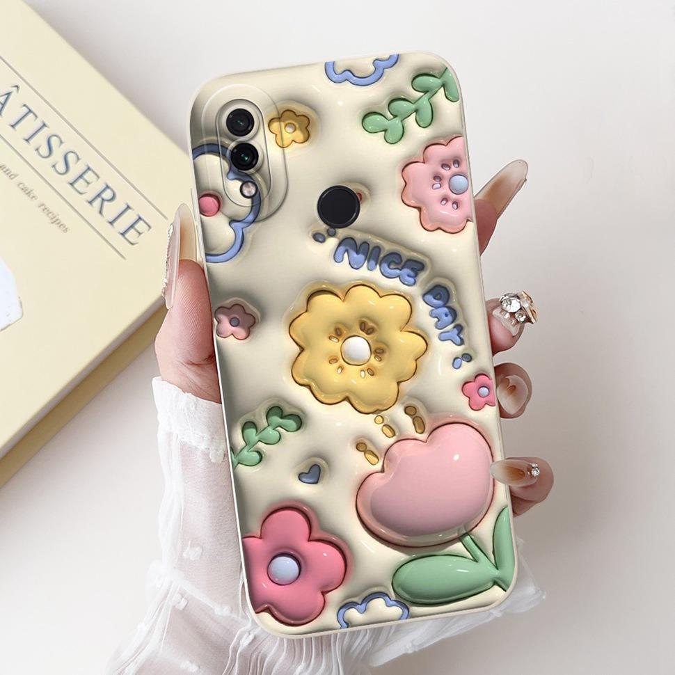 For Xiaomi Redmi Note 7 Case 2019 Lovely Cartoon Painting Back Cover Soft Slim Phone Case For Redmi Note 7 Note7 Bumper 6.3"