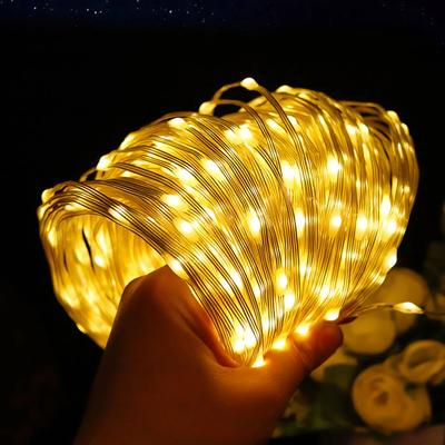 20M 50M 100M PVC Christmas Garland Light Outdoor Plug In Christmas Tree Rope Fairy Light Waterproof Tube String Light