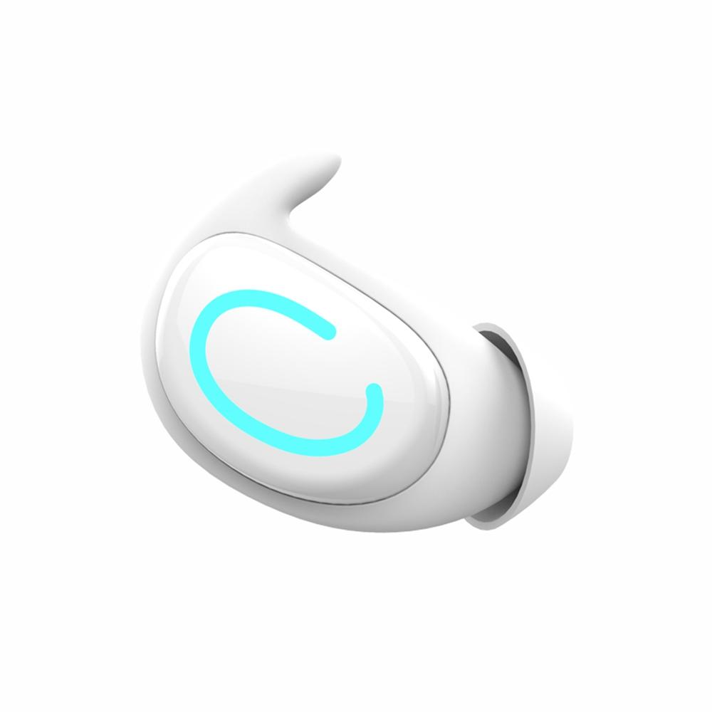 

Q9 Wireless Mini Single Earbud Noise Cancelling Invisible In-Ear Headphone for Sleep White