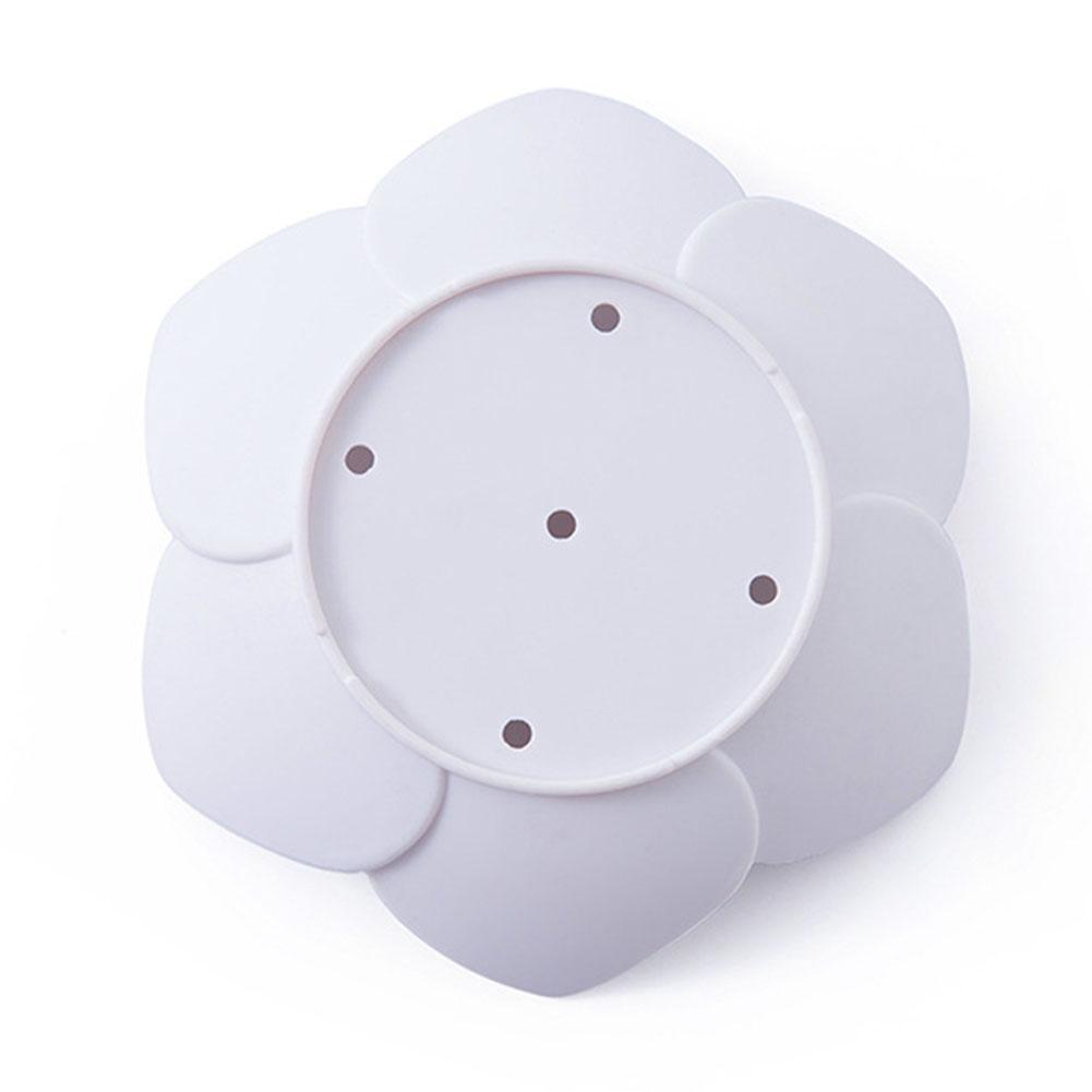 Simple Silicone Soap Dish Drain Box for Bathroom Kitchen Shower Use