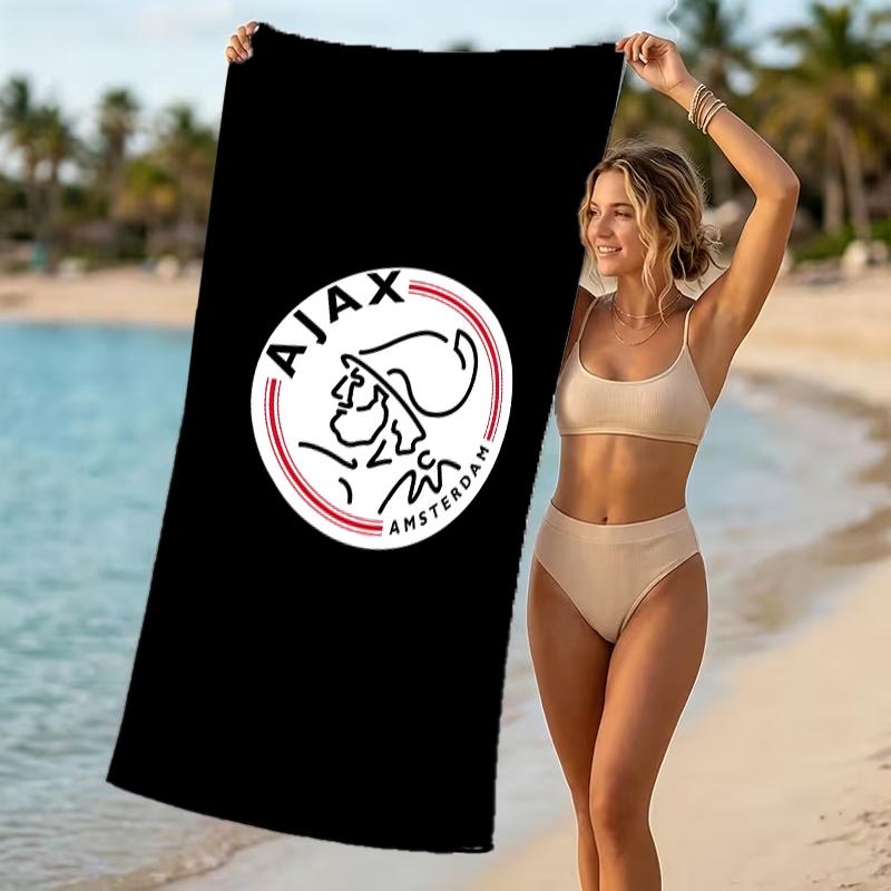 Beach Towel with AFC Ajax Pattern - soft,absorbent,machine washable Lightweight&Modern,swimming,Travel Essentials