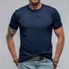 Men's Short Sleeve T Shirts Fit Soft Athletic T-shirt Moisture Wicking Casual Tee Tops Crew Neck Solid Summer Breathable Lightweight T-shirts for Men