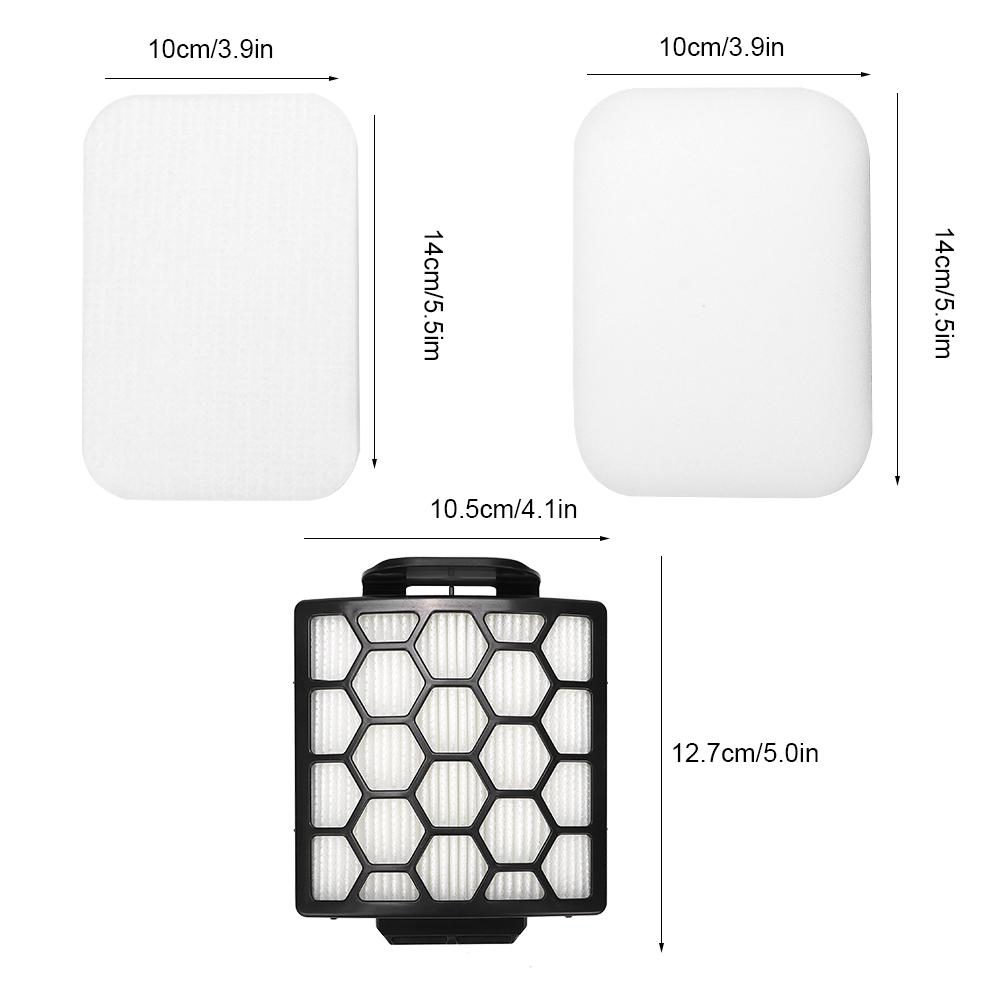 Filter Core and Filter Cotton Replacement Parts Fit for Shark ZU60 NV255 NV251 Vacuum Cleaner